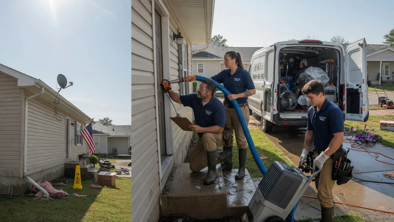 Ceiling Water Damage Restoration in Butterfield, MO near me